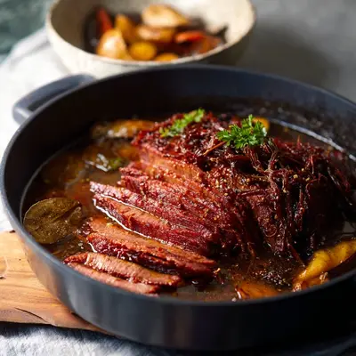 Tender Braised Corned Beef Brisket