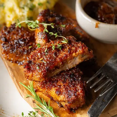 Tender Brown Sugar Lamb Chops, Oven-Baked