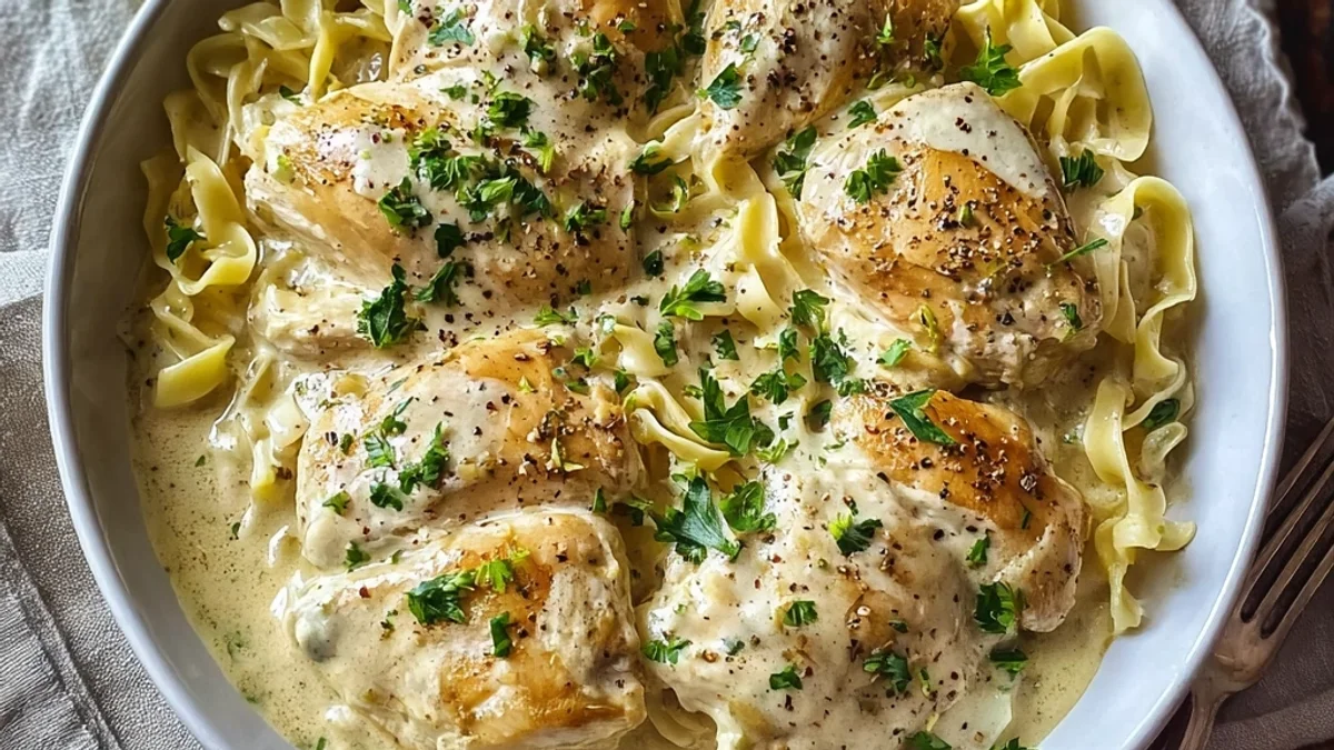 Tender Crock Pot Angel Chicken: Creamy & Easy Dinner