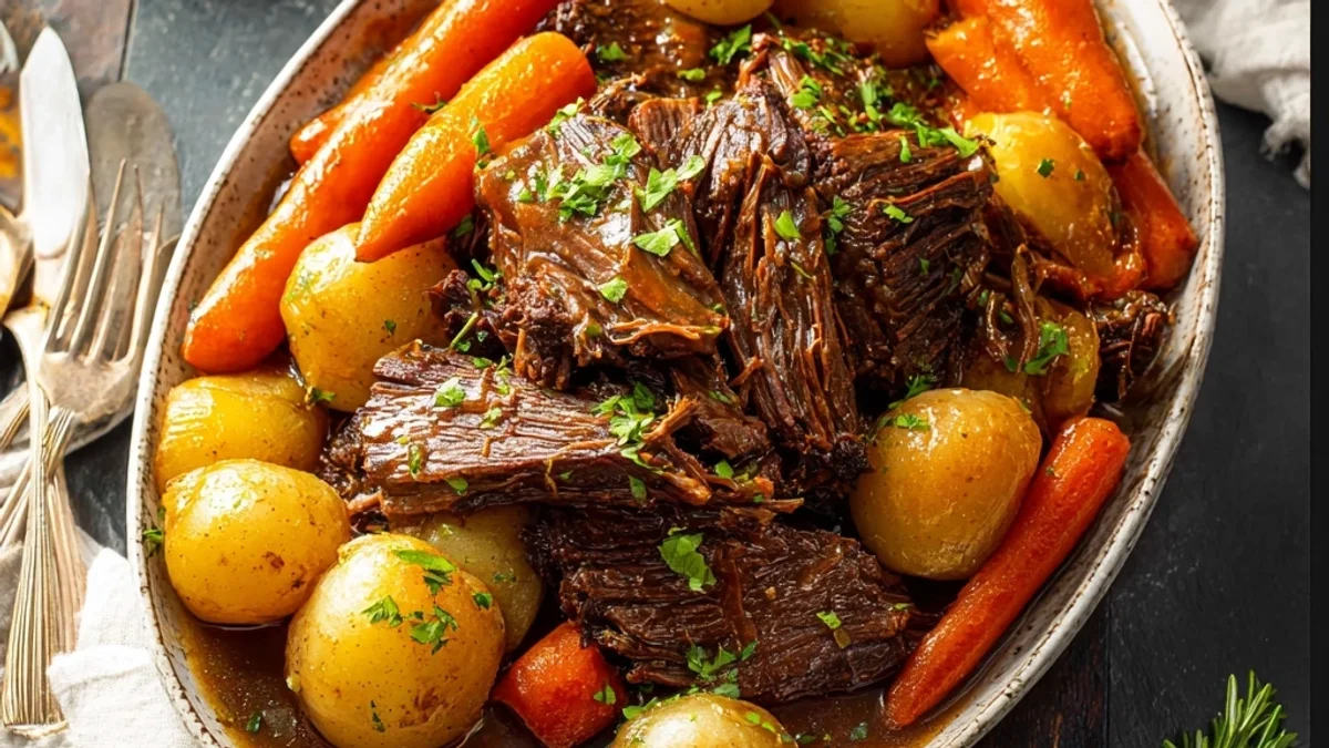 Tender Crock Pot Pot Roast Recipe: Slow-Cooked Comfort