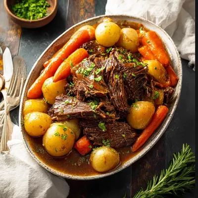 Tender Crock Pot Pot Roast Recipe: Slow-Cooked Comfort