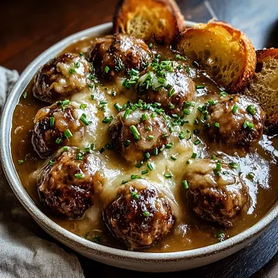 Tender Slow Cooker French Onion Meatballs: A Cozy Dinner