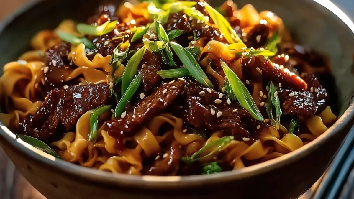 Tender Sticky Beef Noodles: A Weeknight Favorite
