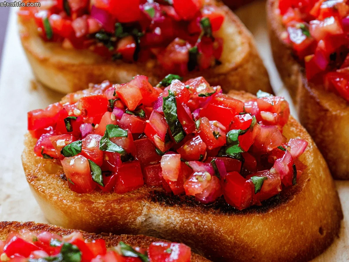 Tomato Basil Bruschetta Recipe for Irresistible Flavor - Featured Image