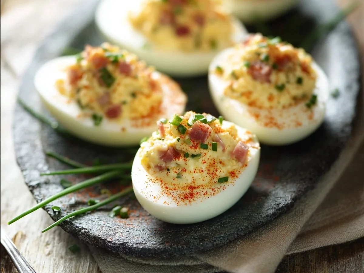 Turkey Ham Deviled Eggs: A Zesty Crowd-Pleaser - Featured Image