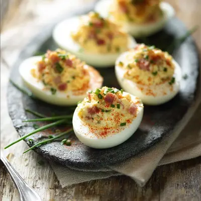 Turkey Ham Deviled Eggs: A Zesty Crowd-Pleaser