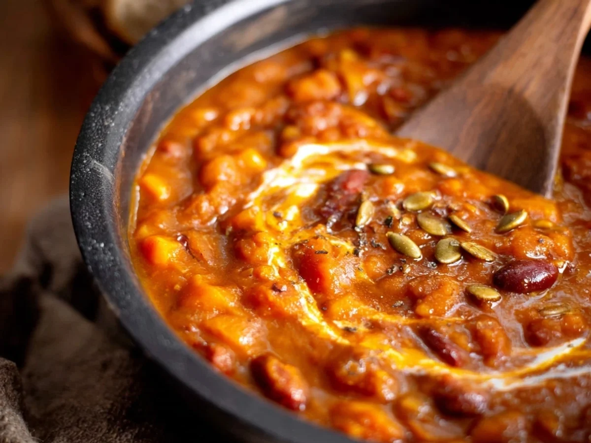 Vegetarian Pumpkin Chili Recipe: Hearty Autumn Comfort - Featured Image