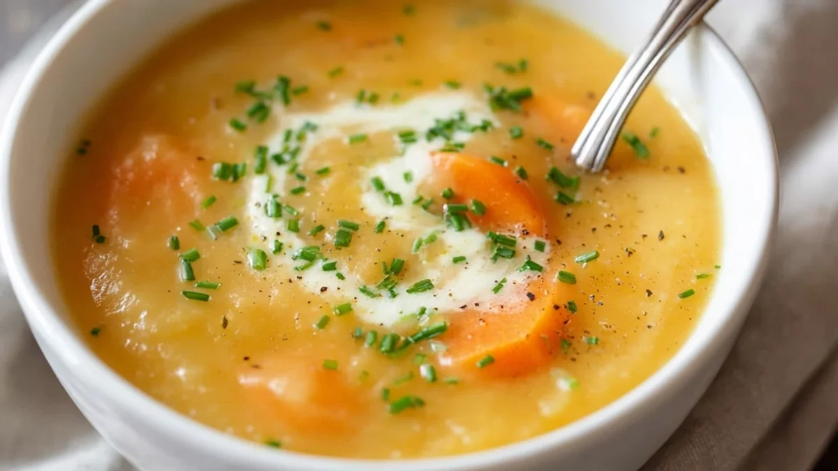Velvety Creamy Carrot Potato Soup for Comfort