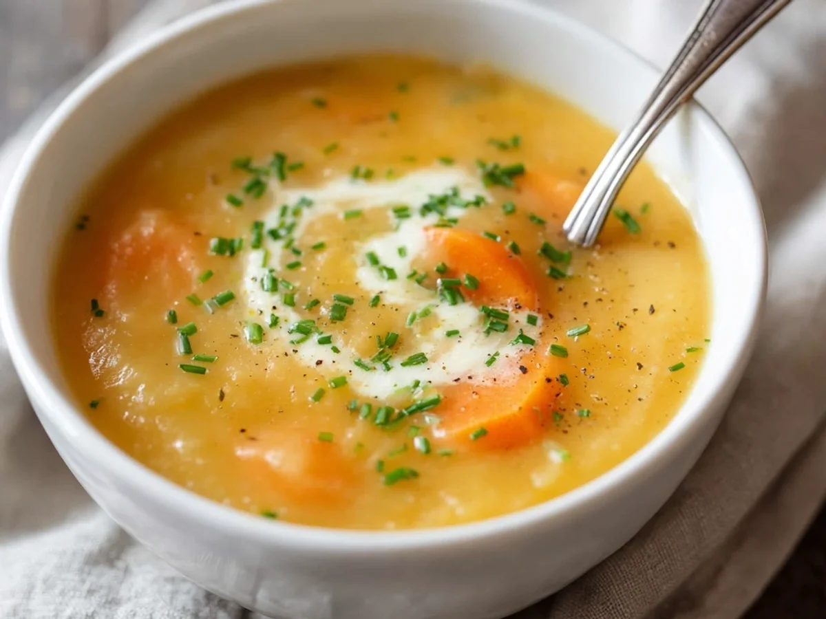 Velvety Creamy Carrot Potato Soup for Comfort - Featured Image