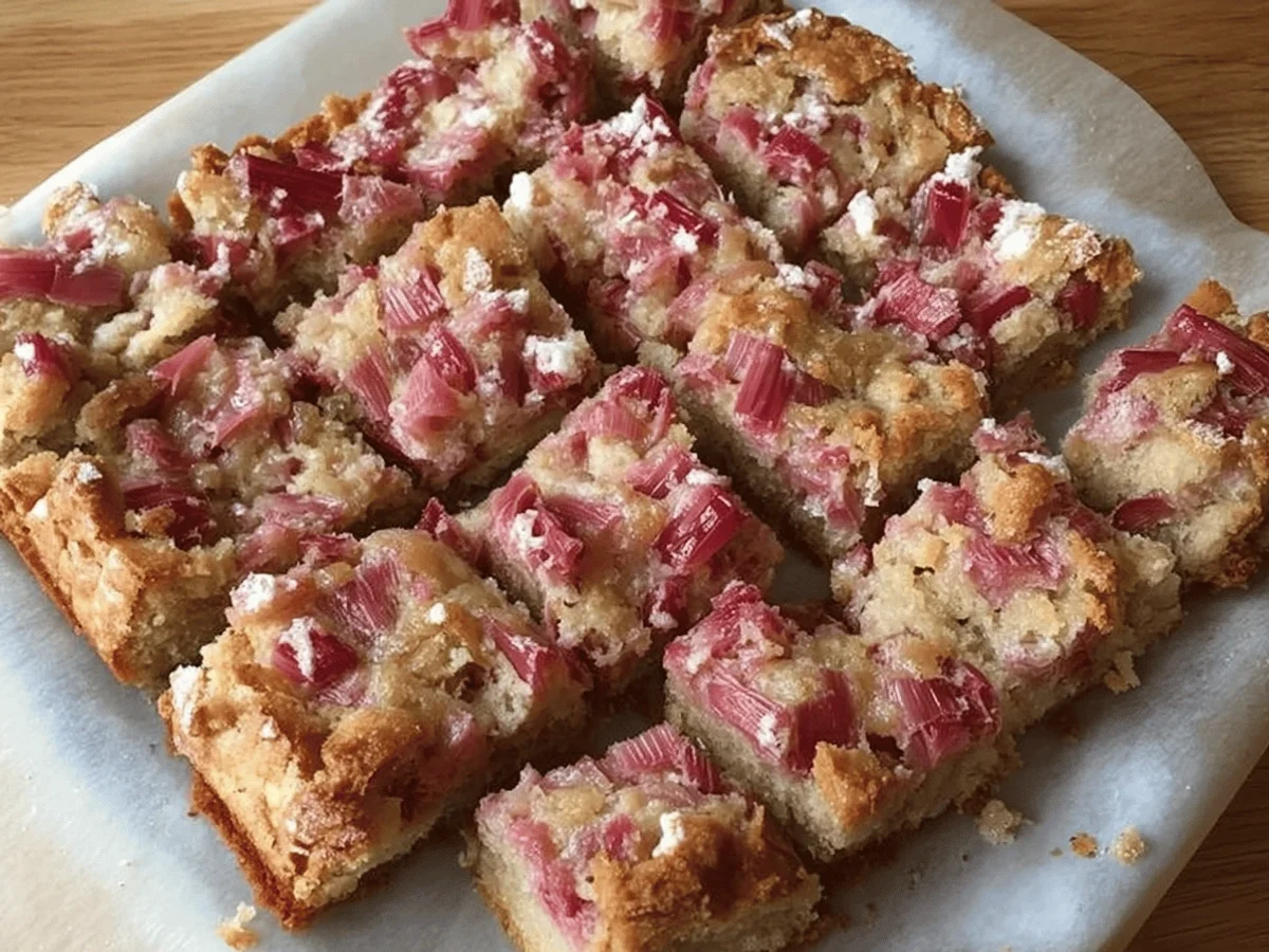 World's Best Rhubarb Bars Recipe for Irresistible Desserts - Featured Image