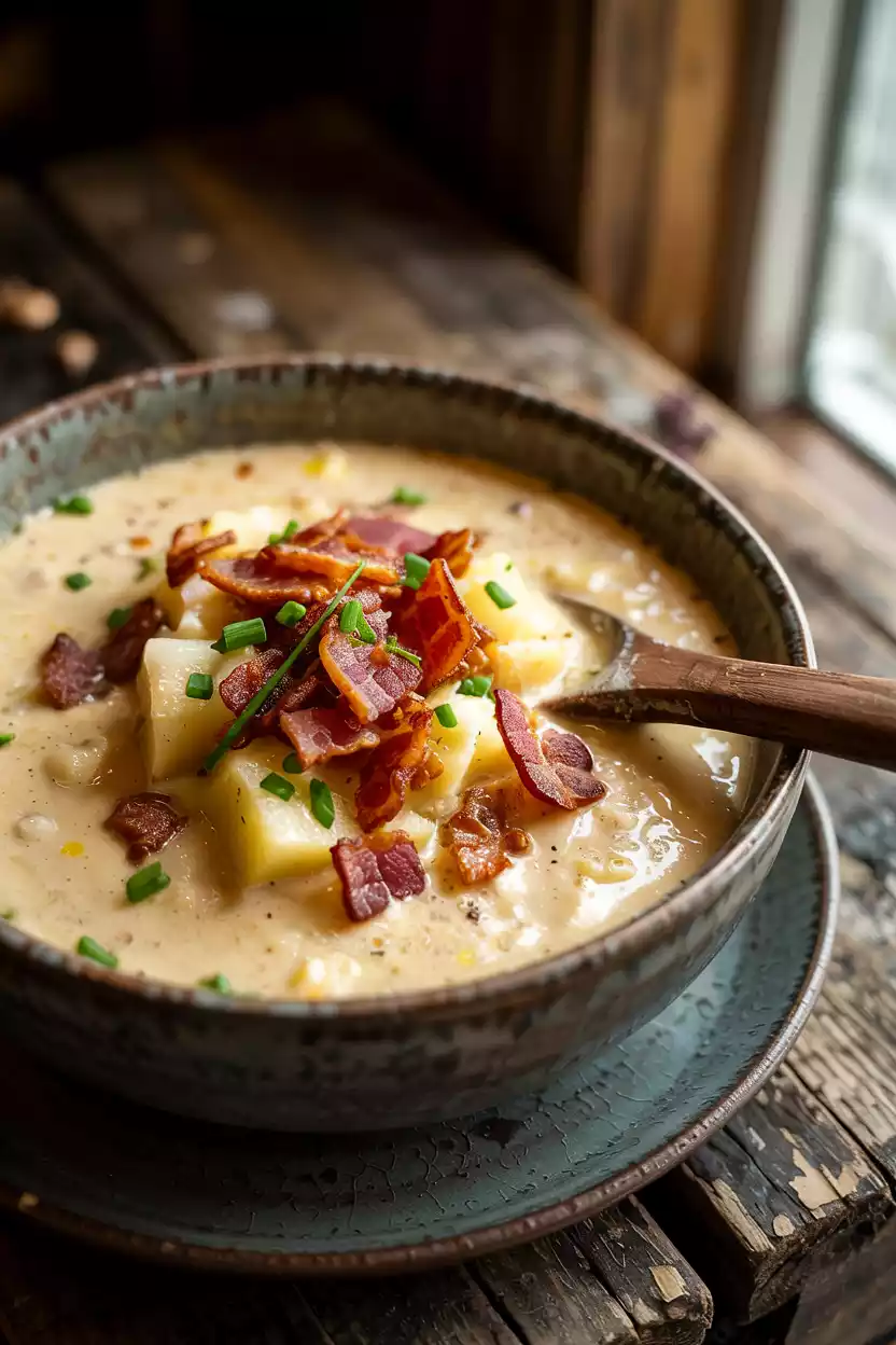 Baked Potato Soup: A Creamy Unique Soup You Need To Try 1 Baked Potato Soup