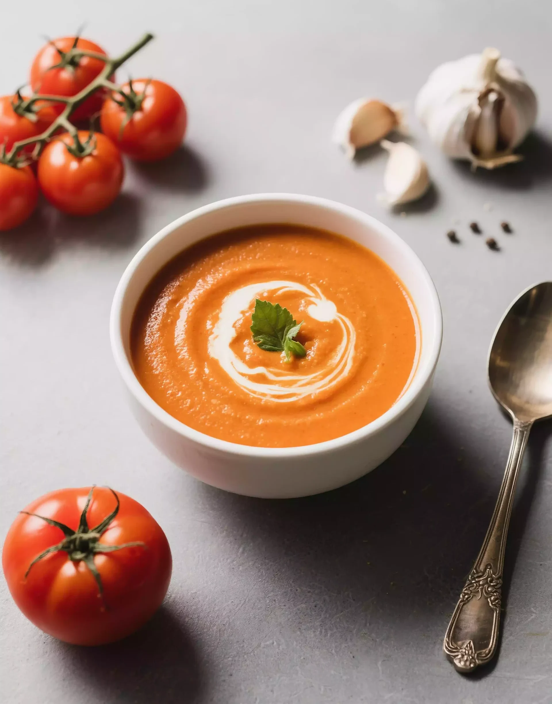 Creamy Roasted Garlic Tomato Soup: Elevate Your Lifetime Luxurious Experience 2 Garlic Tomato Soup