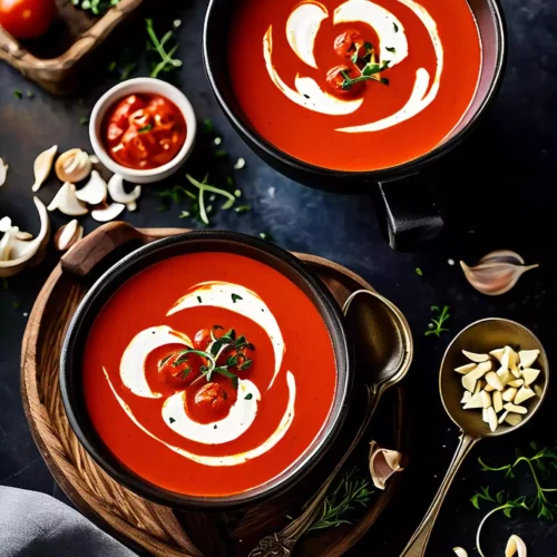 Creamy Roasted Garlic Tomato Soup: Elevate Your Lifetime Luxurious Experience 5 Garlic Tomato Soup