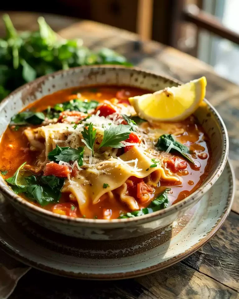 Lasagna Soup