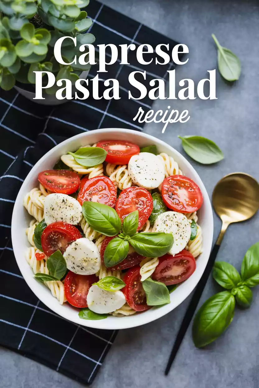 Caprese pasta salad