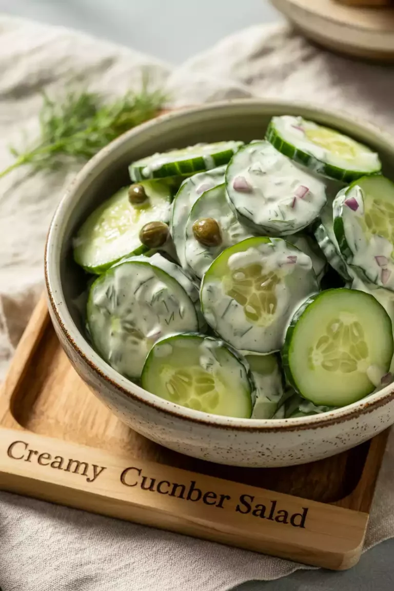 Creamy Cucumber Salad