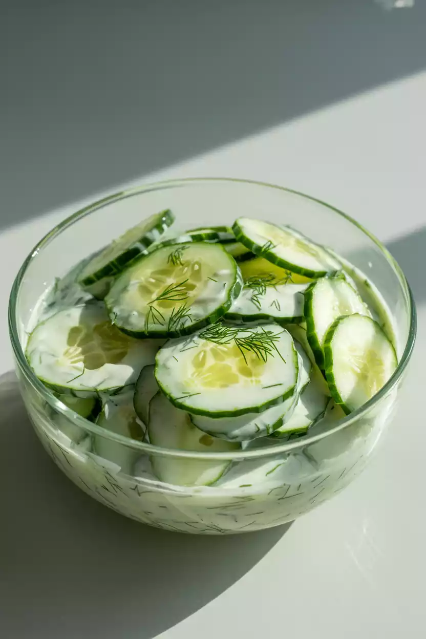 Creamy Cucumber Salad: This Is The Ultimate Refreshing Side Dish 2 Creamy Cucumber Salad