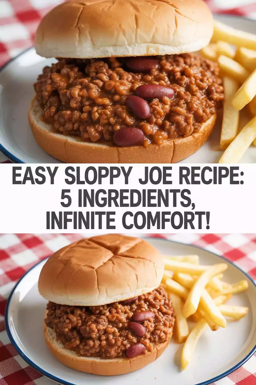 Easy Sloppy Joe Recipe 5 Ingredients: Irresistibly Tasty & Homemade 3 Easy Sloppy Joe Recipe 5 Ingredients