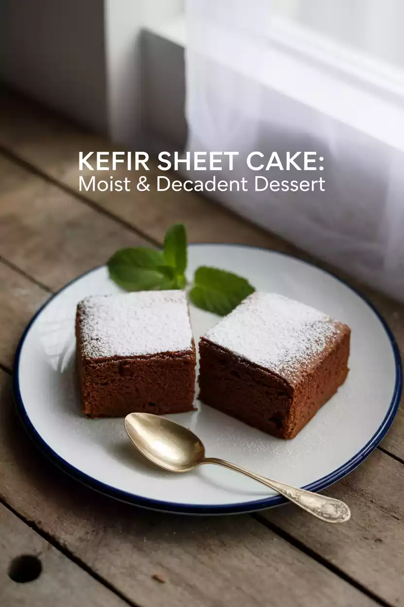 Fluffy Kefir Sheet Cake