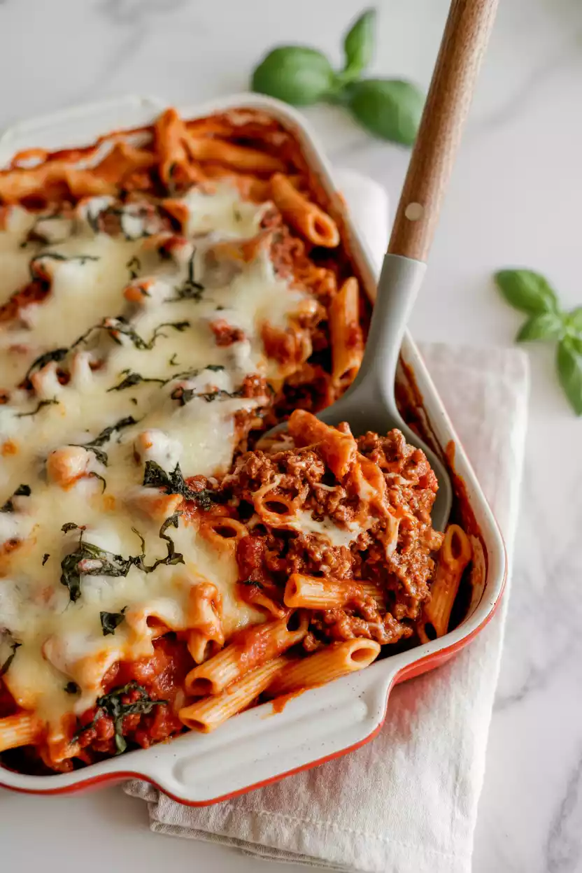 Ground Beef Pasta Bake Recipe: Perfect Comfort for Busy Families 4 Ground Beef Pasta Bake