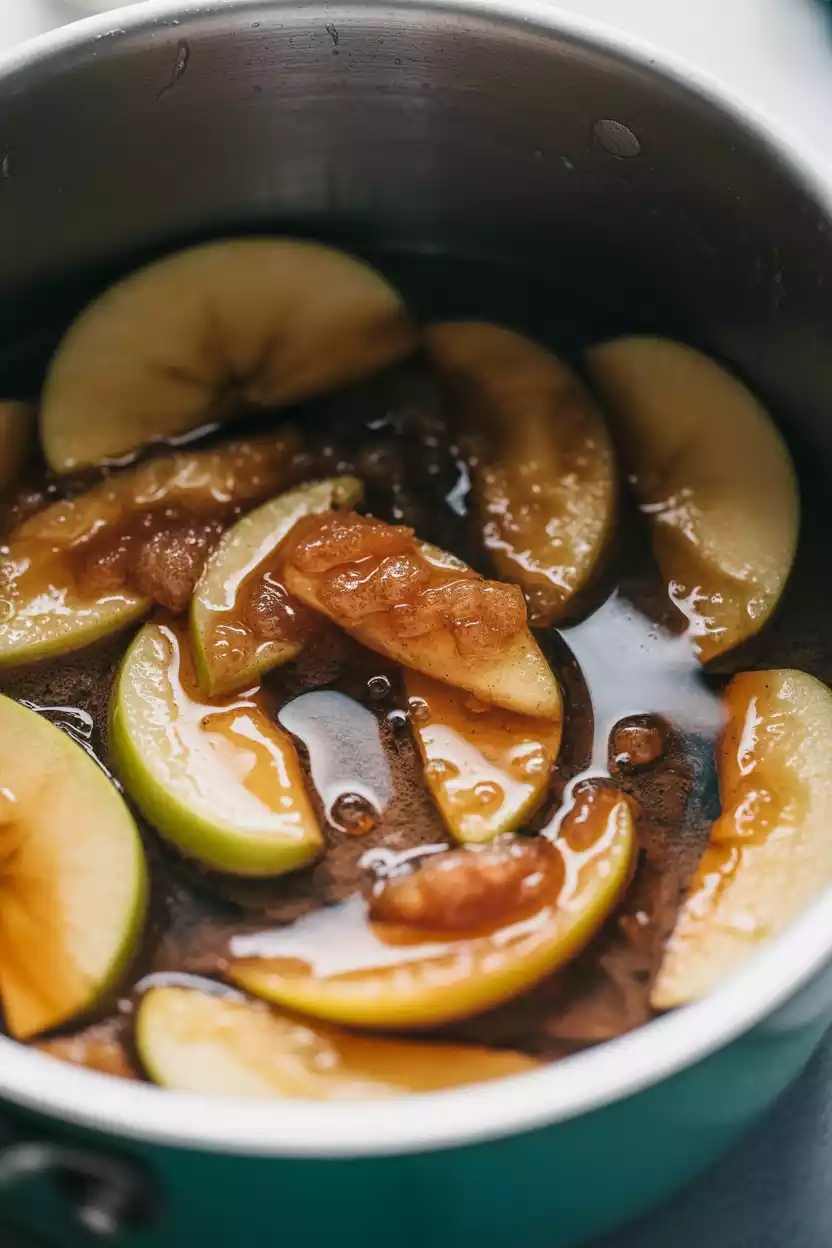 Vegan Upside Down Apple Cake